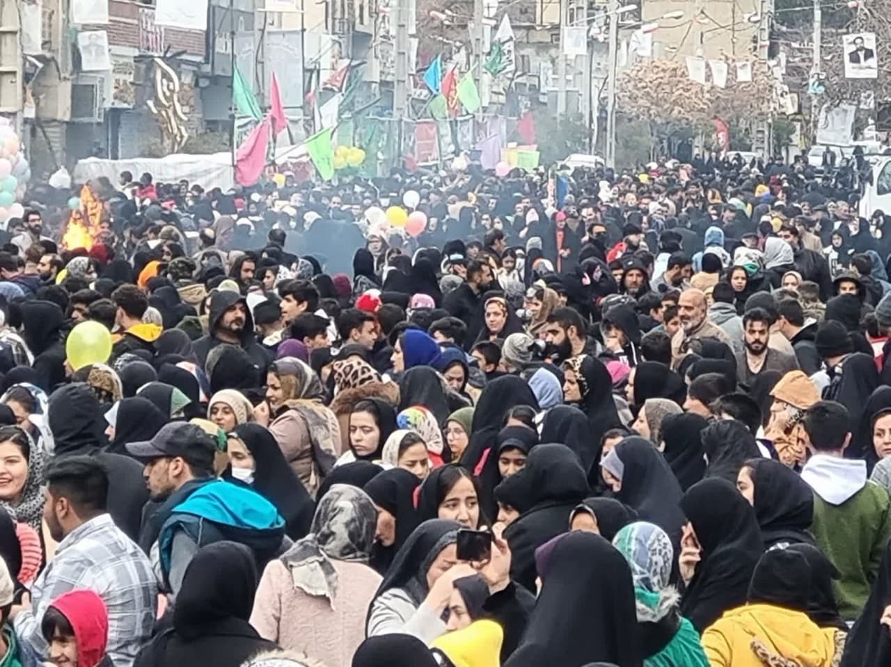 مهمونی کیلومتری نهاوندی‌ها در جشن میلاد منجی