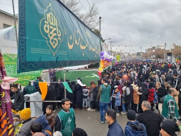 مهمونی کیلومتری نهاوندی‌ها در جشن میلاد منجی