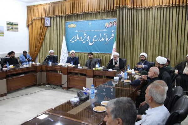 آئین سنگر سپاری مدیر اداره تبلیغات اسلامی شهرستان ملایر برگزار شد