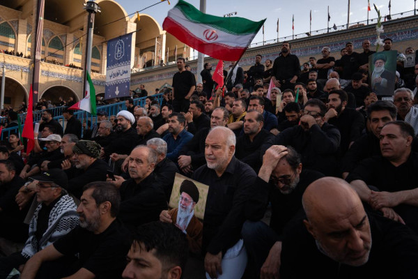 مراسم وداع با پیکر رهبر شهید ایران