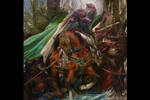 جدیدترین اثر خود با موضوع شهادت حضرت عباس(ع) رونمایی شد