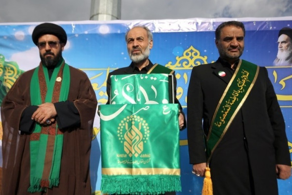 پرچم امام رضا (ع) در دیار الوند