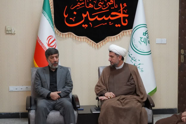 نشست صمیمی مدیرکل صدا و سیمای استان با مدیرکل اداره تبلیغات اسلامی همدان